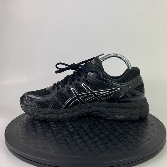 Asics Gel-Kayano 21 Silver/Black Athletic Running Shoes T4H7N Women’s Size 7.5 - Picture 9 of 12